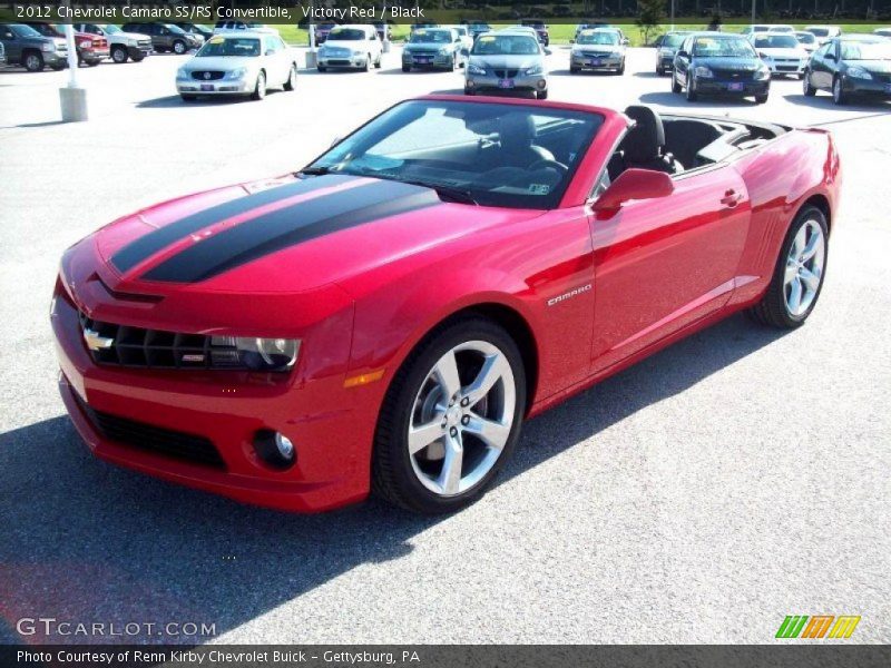 Front 3/4 View of 2012 Camaro SS/RS Convertible