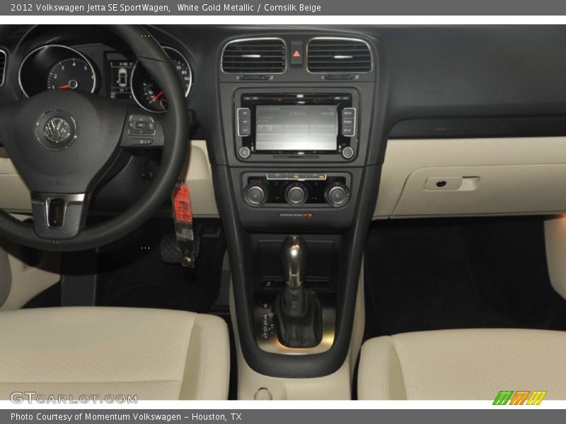 White Gold Metallic / Cornsilk Beige 2012 Volkswagen Jetta SE SportWagen