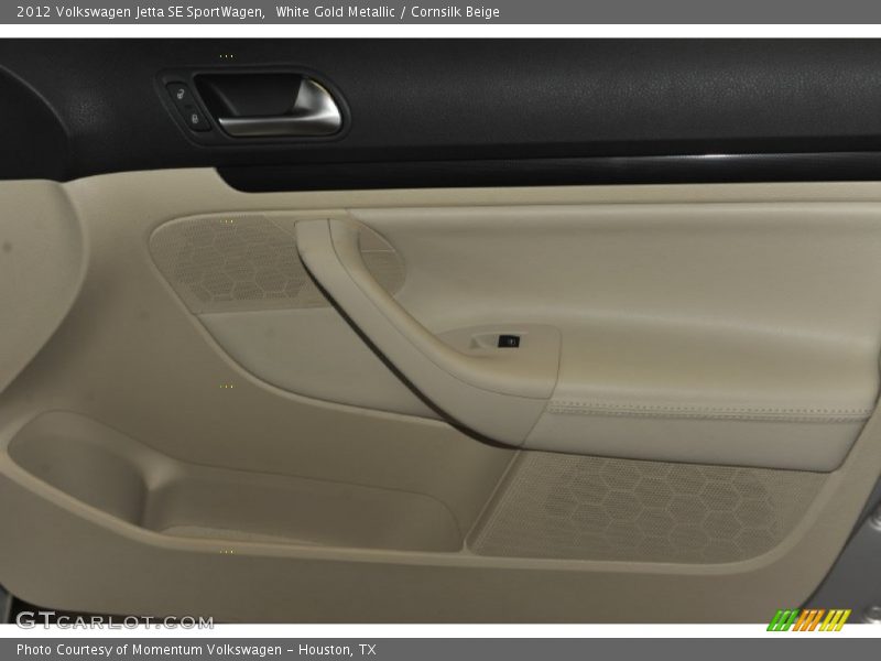 White Gold Metallic / Cornsilk Beige 2012 Volkswagen Jetta SE SportWagen