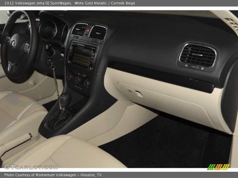 White Gold Metallic / Cornsilk Beige 2012 Volkswagen Jetta SE SportWagen