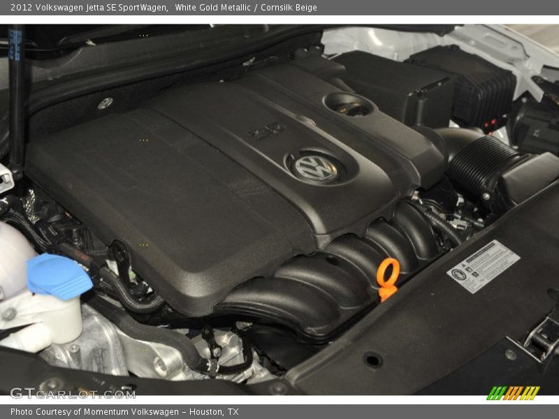 White Gold Metallic / Cornsilk Beige 2012 Volkswagen Jetta SE SportWagen