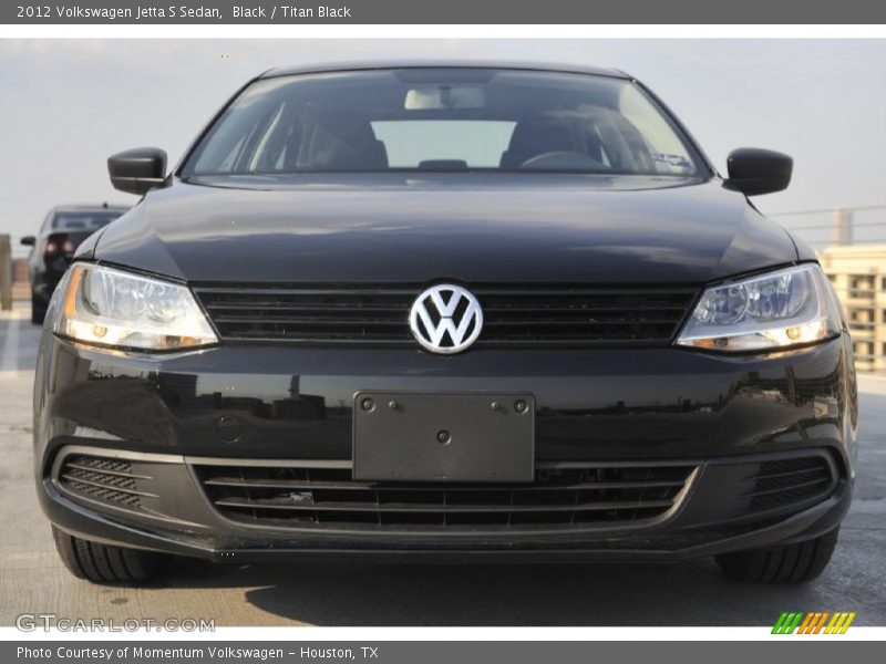 Black / Titan Black 2012 Volkswagen Jetta S Sedan