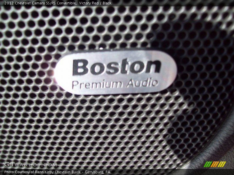Audio System of 2012 Camaro SS/RS Convertible