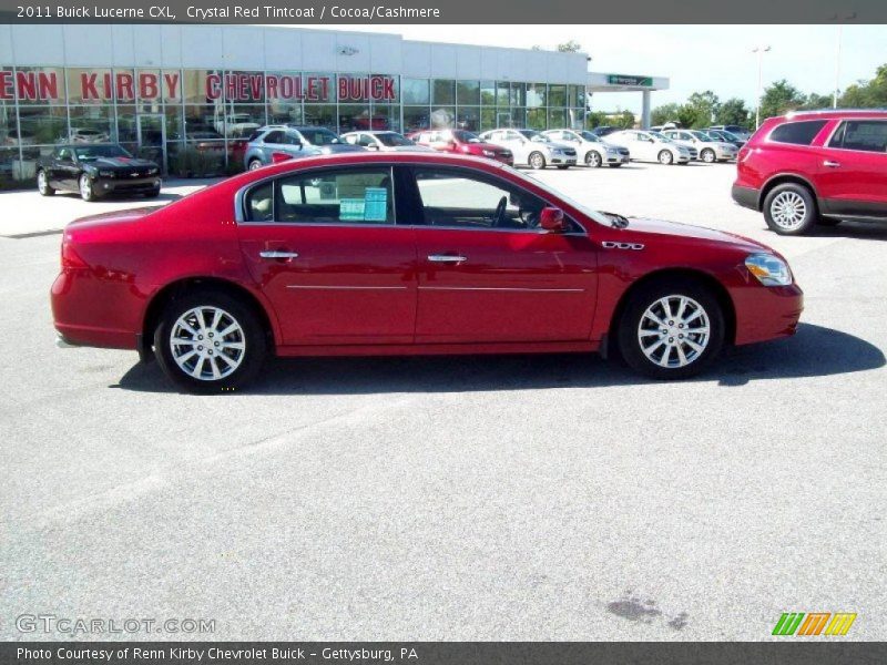 Crystal Red Tintcoat / Cocoa/Cashmere 2011 Buick Lucerne CXL
