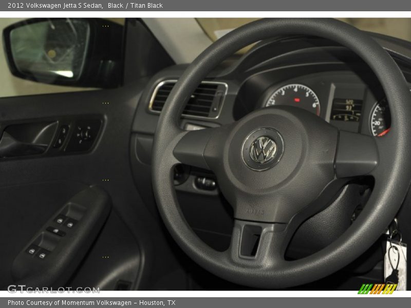 Black / Titan Black 2012 Volkswagen Jetta S Sedan