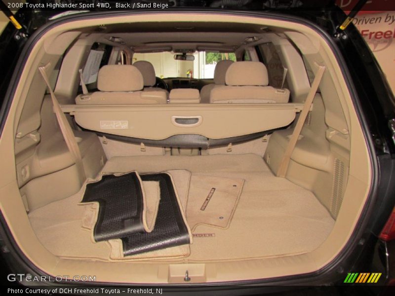 Black / Sand Beige 2008 Toyota Highlander Sport 4WD