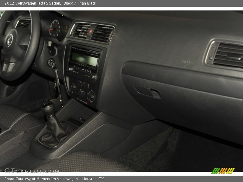 Black / Titan Black 2012 Volkswagen Jetta S Sedan
