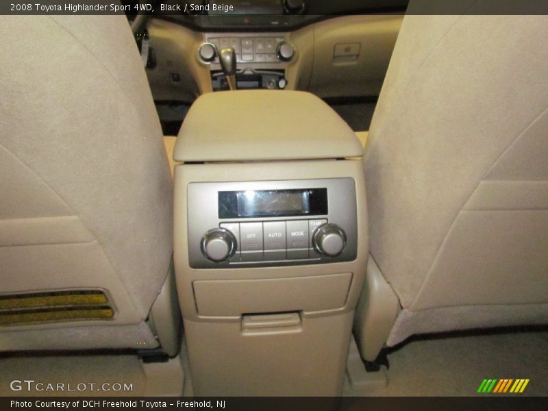 Black / Sand Beige 2008 Toyota Highlander Sport 4WD