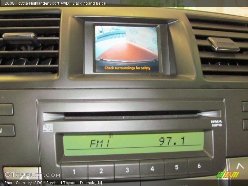Black / Sand Beige 2008 Toyota Highlander Sport 4WD
