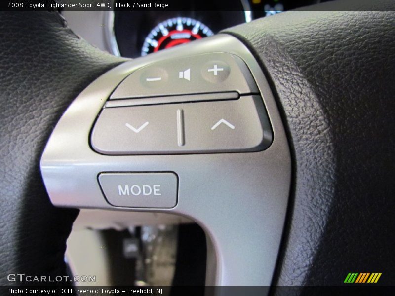 Black / Sand Beige 2008 Toyota Highlander Sport 4WD