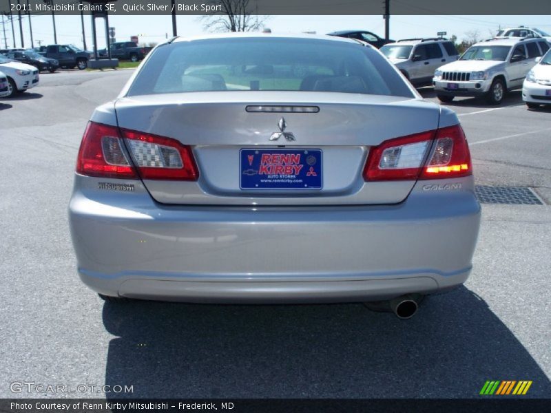 Quick Silver / Black Sport 2011 Mitsubishi Galant SE