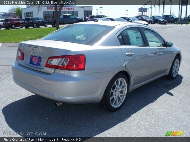 Quick Silver / Black Sport 2011 Mitsubishi Galant SE