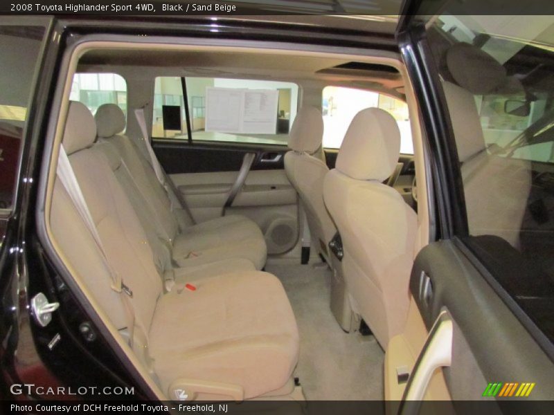 Black / Sand Beige 2008 Toyota Highlander Sport 4WD