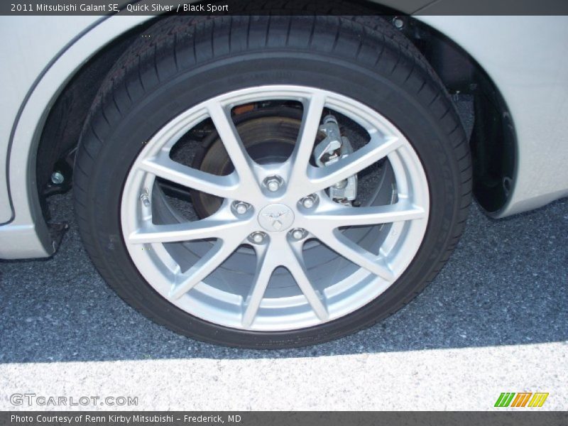 Quick Silver / Black Sport 2011 Mitsubishi Galant SE