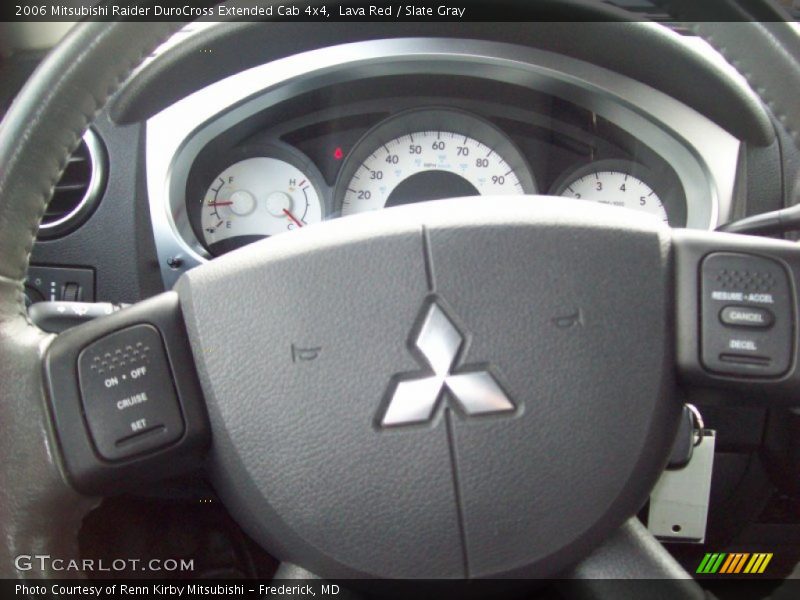 Lava Red / Slate Gray 2006 Mitsubishi Raider DuroCross Extended Cab 4x4