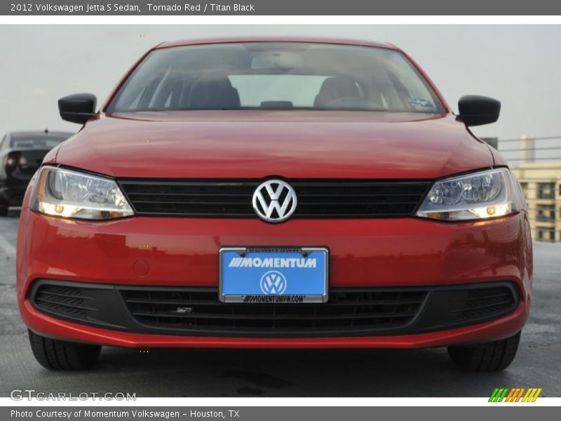 Tornado Red / Titan Black 2012 Volkswagen Jetta S Sedan