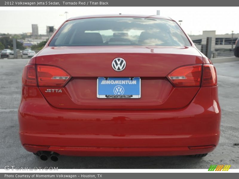 Tornado Red / Titan Black 2012 Volkswagen Jetta S Sedan