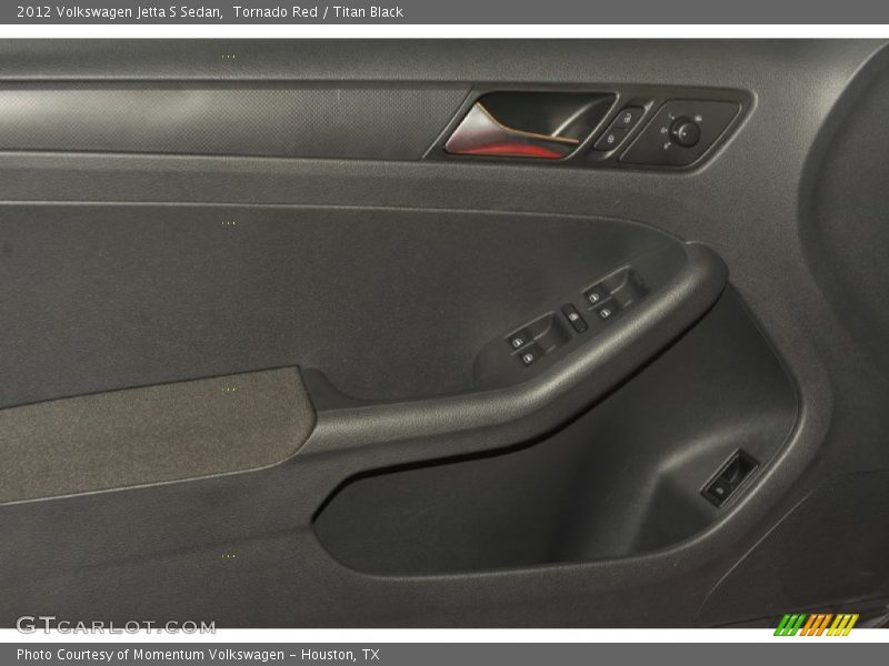Tornado Red / Titan Black 2012 Volkswagen Jetta S Sedan