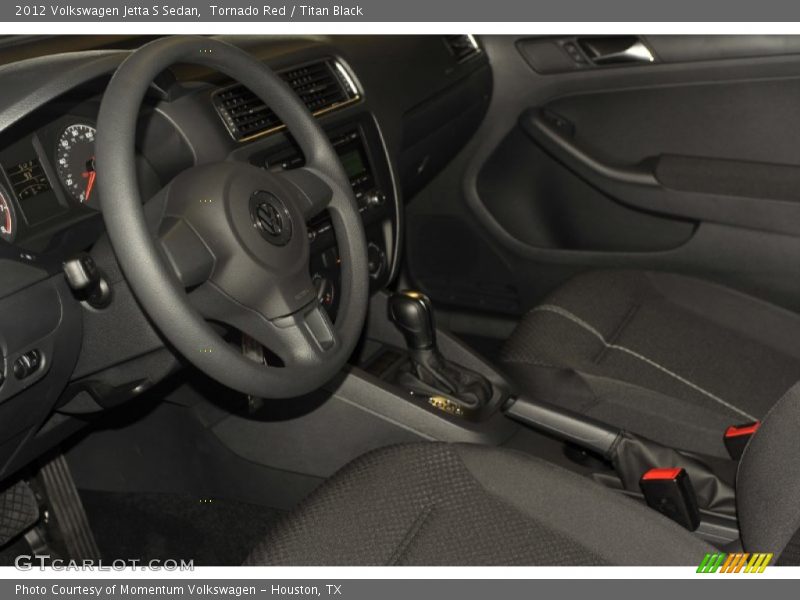 Tornado Red / Titan Black 2012 Volkswagen Jetta S Sedan