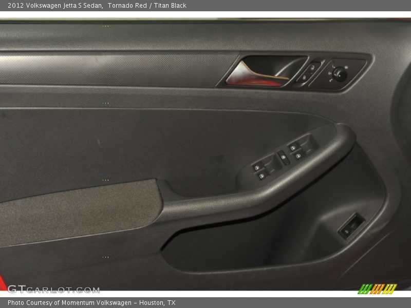 Tornado Red / Titan Black 2012 Volkswagen Jetta S Sedan