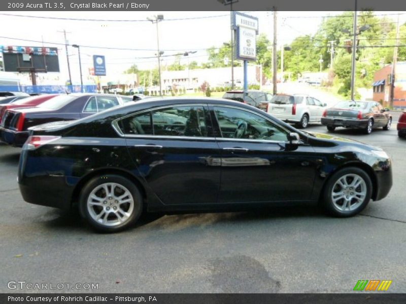 Crystal Black Pearl / Ebony 2009 Acura TL 3.5