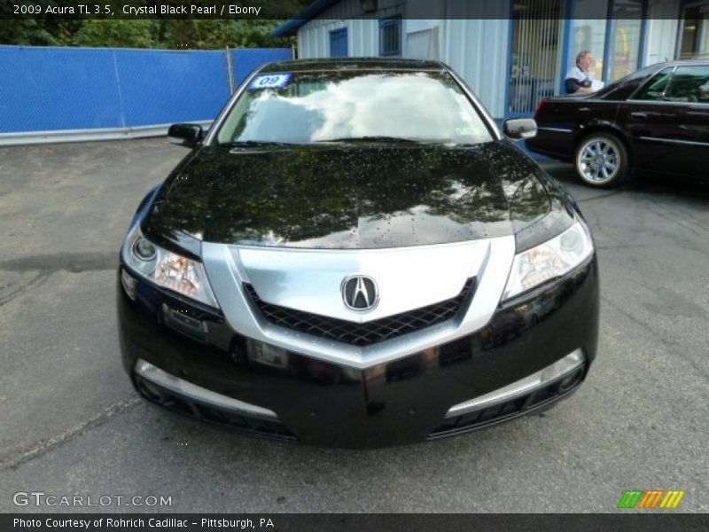 Crystal Black Pearl / Ebony 2009 Acura TL 3.5