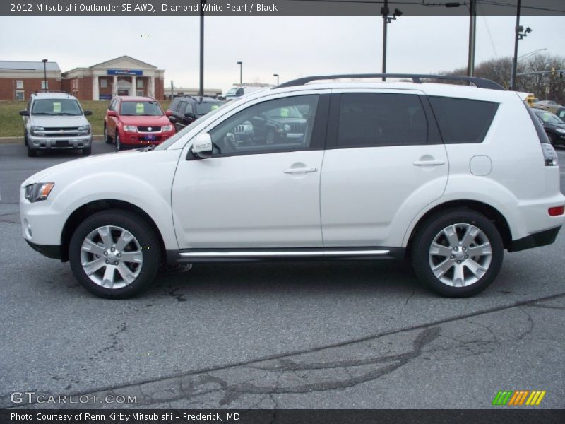  2012 Outlander SE AWD Diamond White Pearl