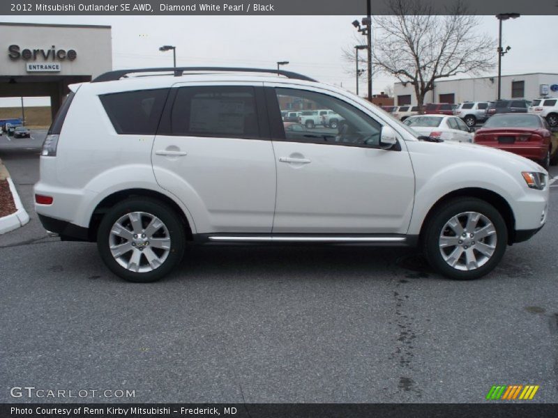  2012 Outlander SE AWD Diamond White Pearl