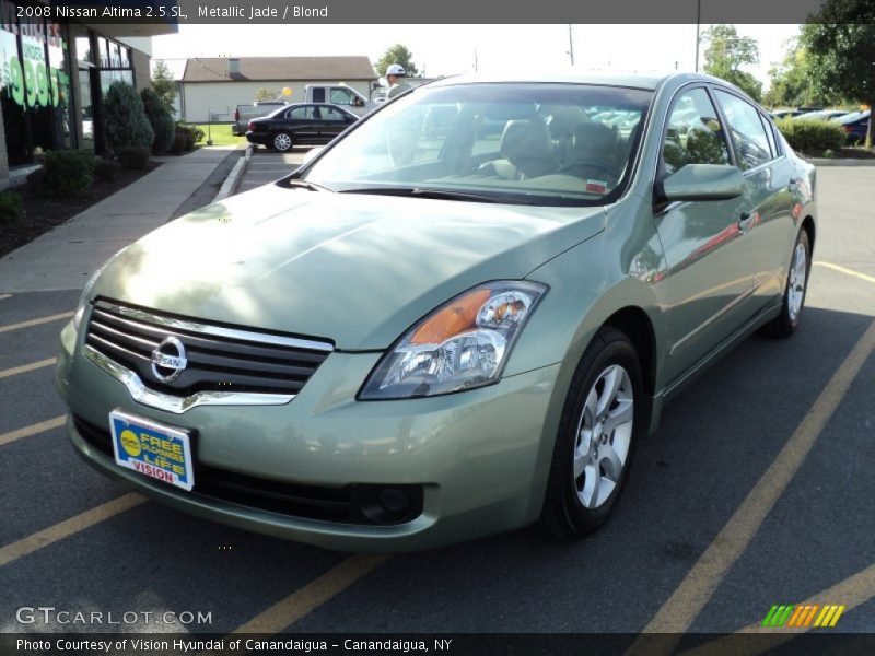 Metallic Jade / Blond 2008 Nissan Altima 2.5 SL