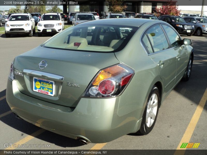 Metallic Jade / Blond 2008 Nissan Altima 2.5 SL