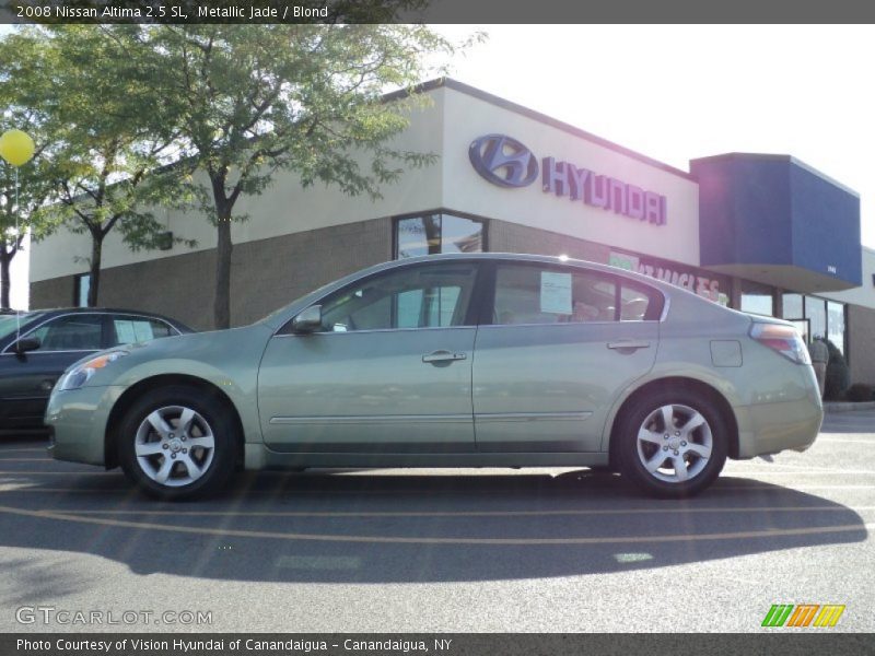 Metallic Jade / Blond 2008 Nissan Altima 2.5 SL