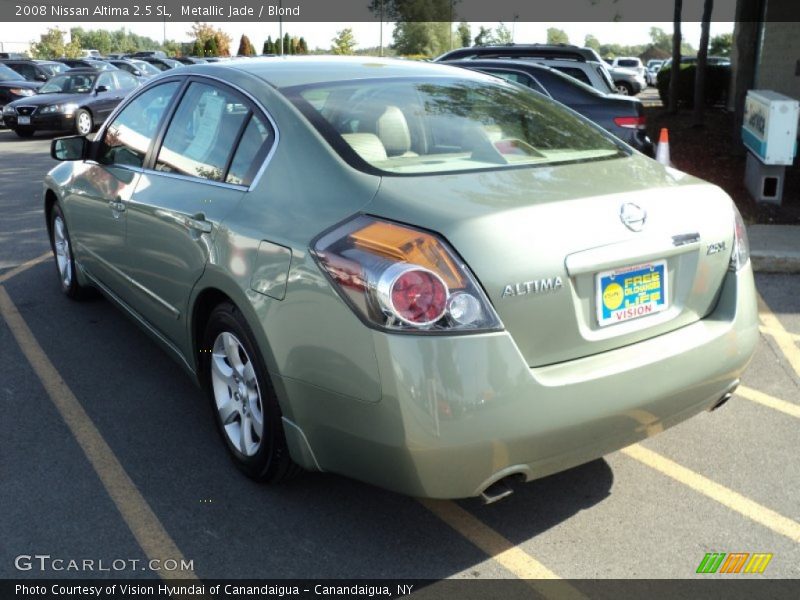 Metallic Jade / Blond 2008 Nissan Altima 2.5 SL