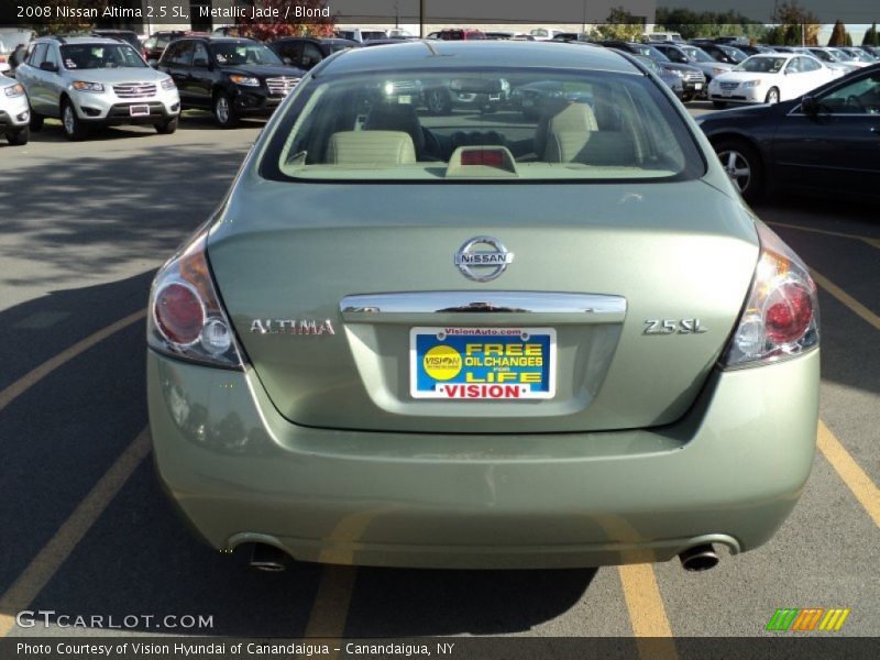 Metallic Jade / Blond 2008 Nissan Altima 2.5 SL