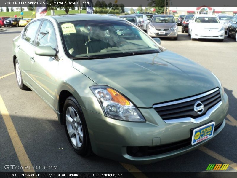 Metallic Jade / Blond 2008 Nissan Altima 2.5 SL