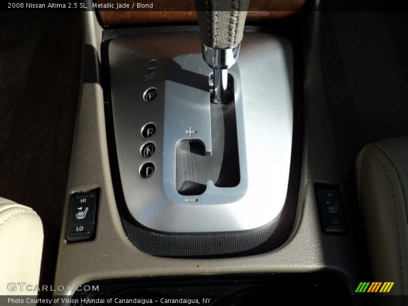 Metallic Jade / Blond 2008 Nissan Altima 2.5 SL