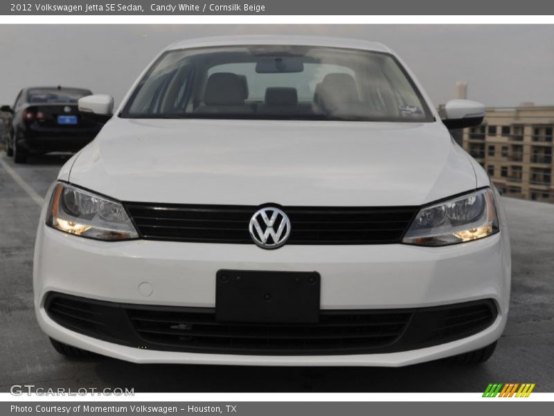 Candy White / Cornsilk Beige 2012 Volkswagen Jetta SE Sedan
