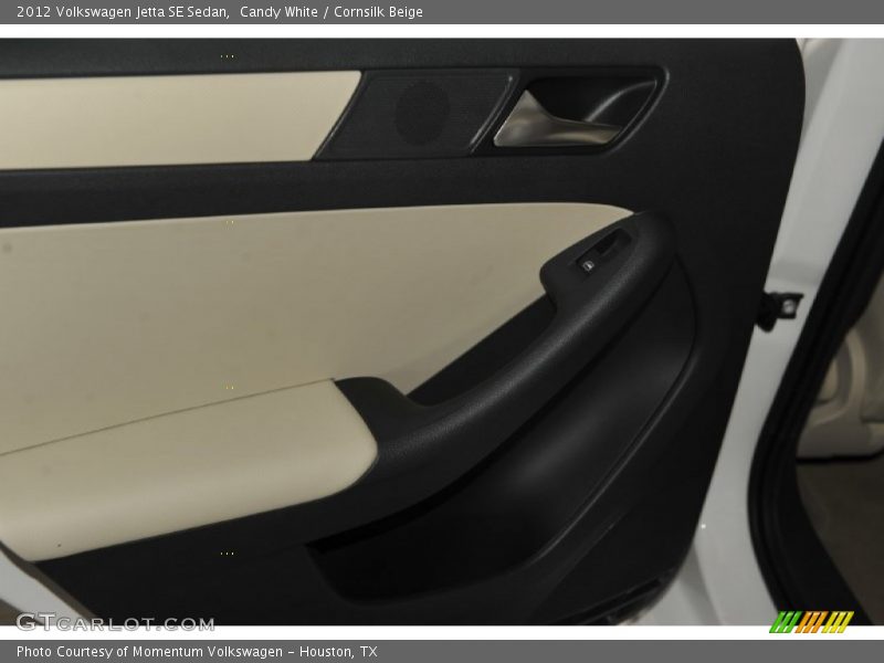 Candy White / Cornsilk Beige 2012 Volkswagen Jetta SE Sedan