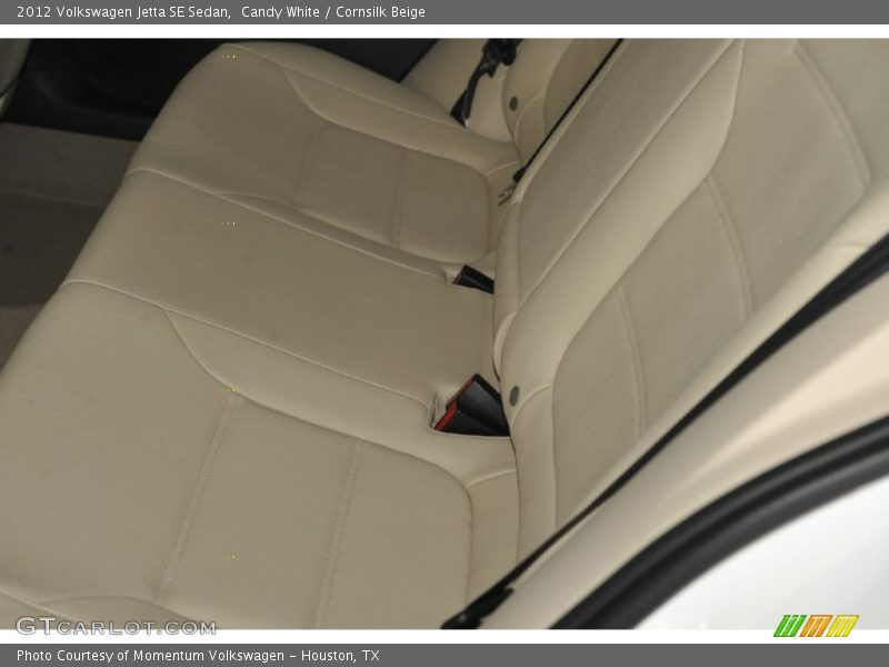 Candy White / Cornsilk Beige 2012 Volkswagen Jetta SE Sedan
