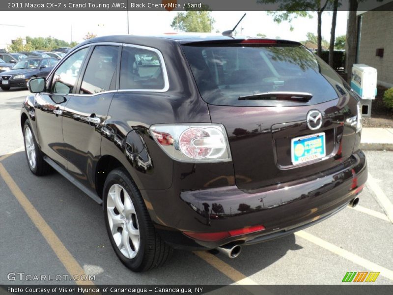 Black Cherry Mica / Sand 2011 Mazda CX-7 s Grand Touring AWD