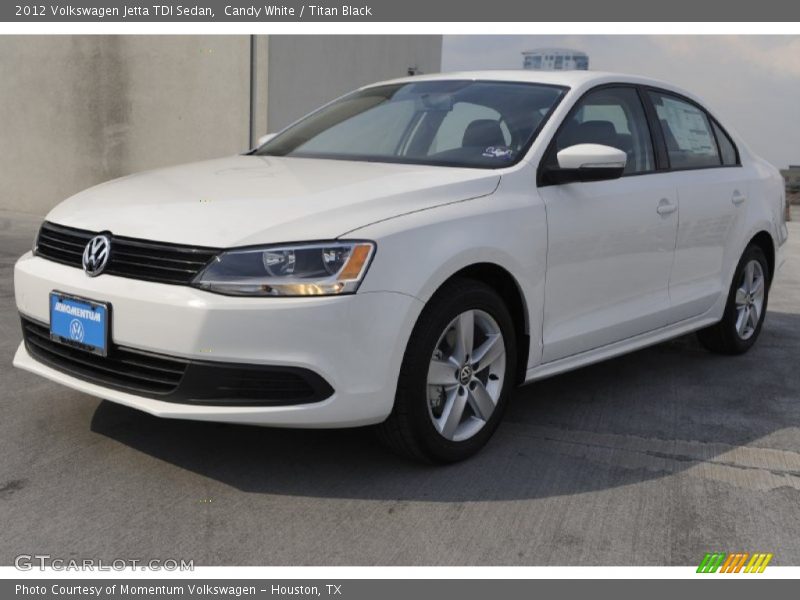 Candy White / Titan Black 2012 Volkswagen Jetta TDI Sedan