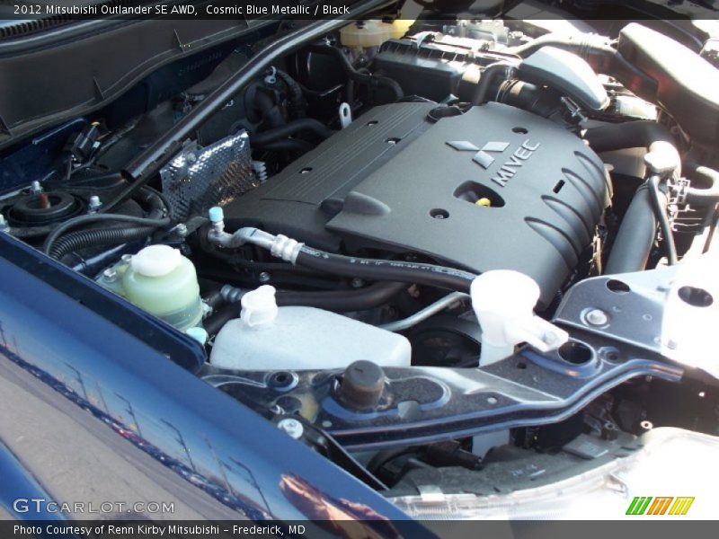  2012 Outlander SE AWD Engine - 2.4 Liter DOHC 16-Valve MIVEC 4 Cylinder