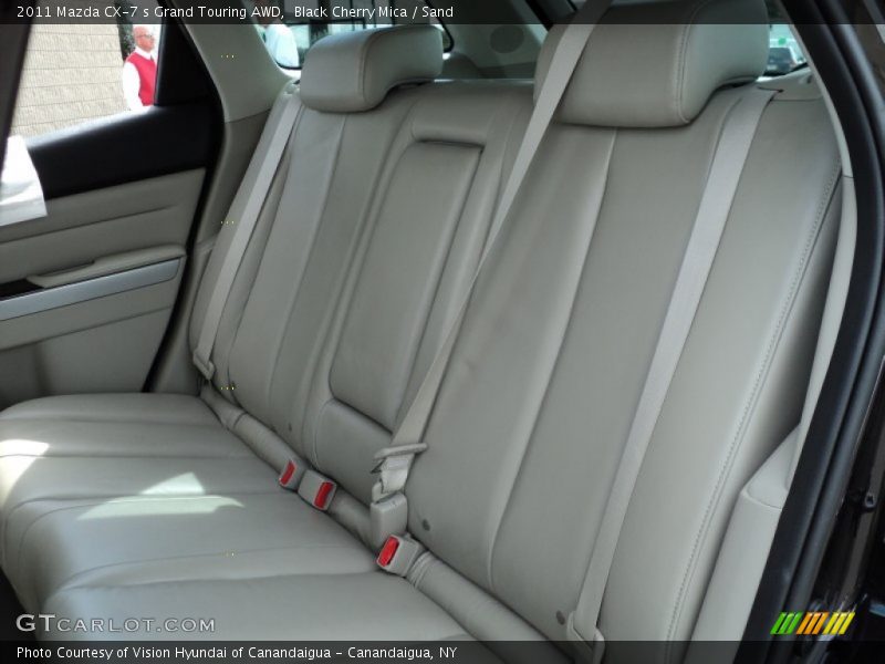 Black Cherry Mica / Sand 2011 Mazda CX-7 s Grand Touring AWD