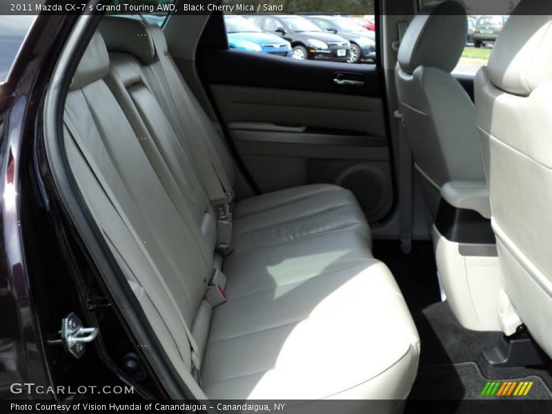 Black Cherry Mica / Sand 2011 Mazda CX-7 s Grand Touring AWD