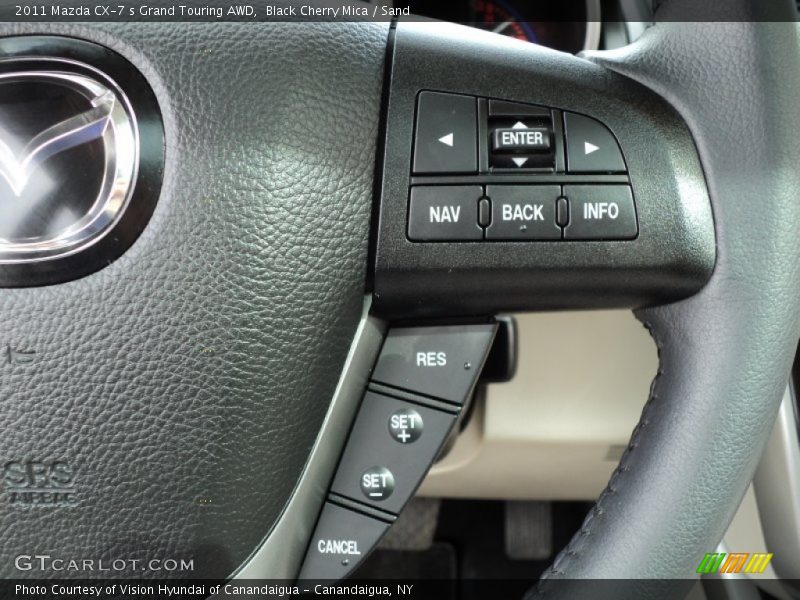 Controls of 2011 CX-7 s Grand Touring AWD