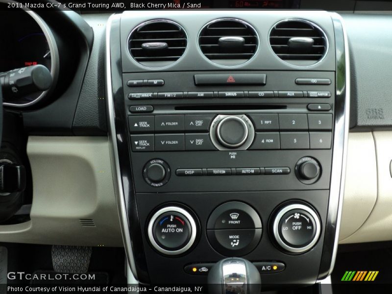 Controls of 2011 CX-7 s Grand Touring AWD