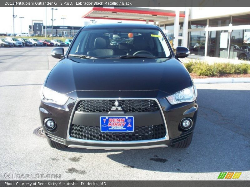 Labrador Black Metallic / Black 2012 Mitsubishi Outlander GT S AWD