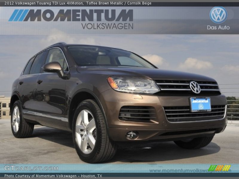 Toffee Brown Metallic / Cornsilk Beige 2012 Volkswagen Touareg TDI Lux 4XMotion