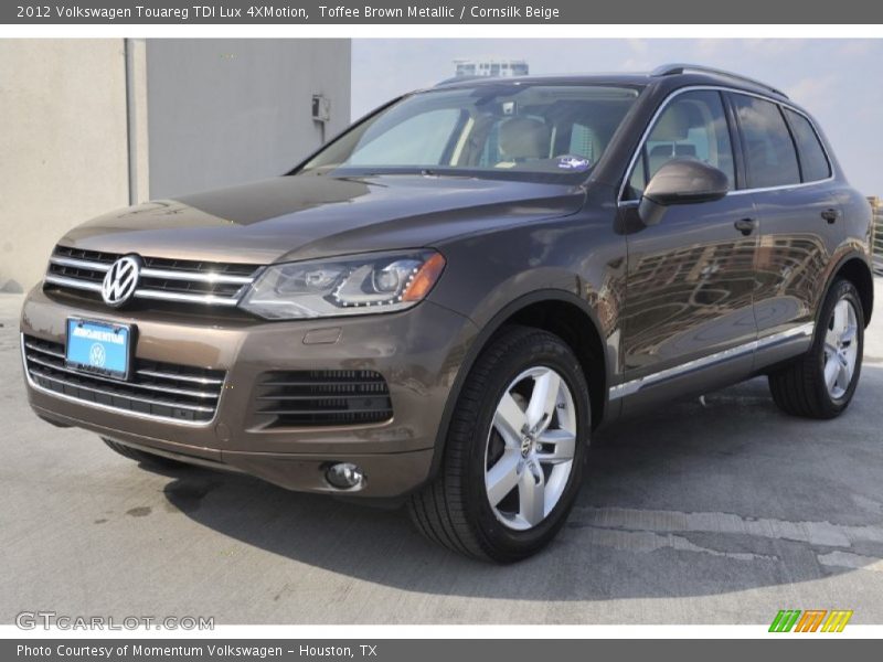 Toffee Brown Metallic / Cornsilk Beige 2012 Volkswagen Touareg TDI Lux 4XMotion