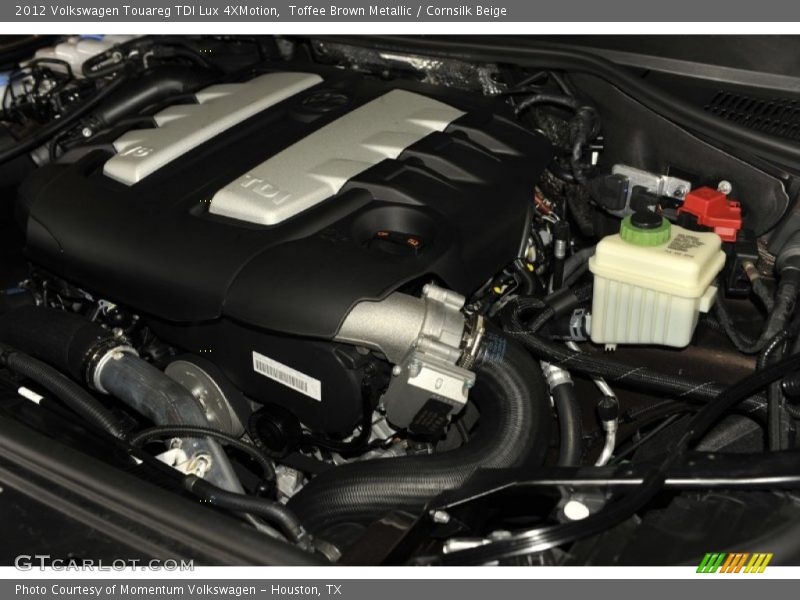  2012 Touareg TDI Lux 4XMotion Engine - 3.0 Liter TDI DOHC 24-Valve VVT Turbo-Diesel V6