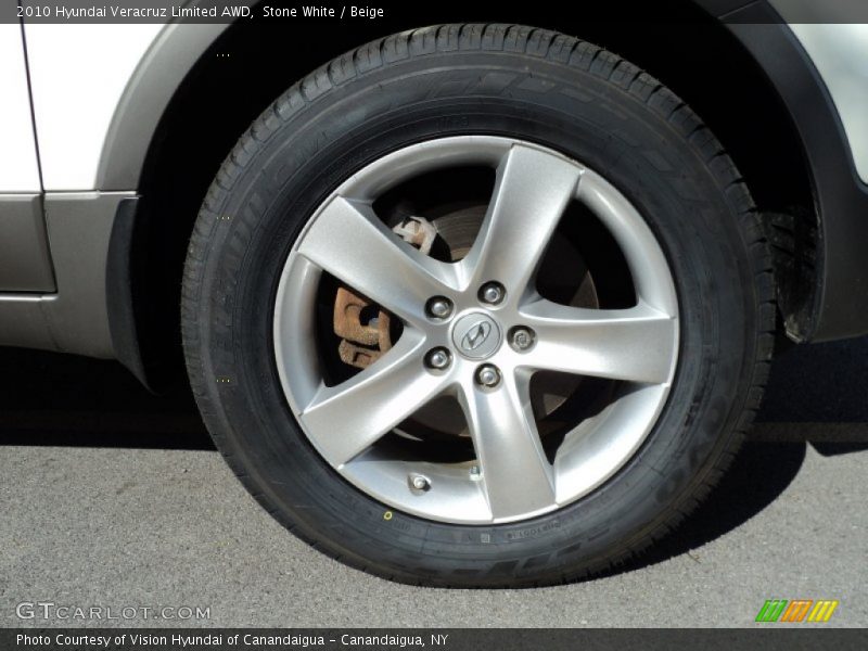  2010 Veracruz Limited AWD Wheel